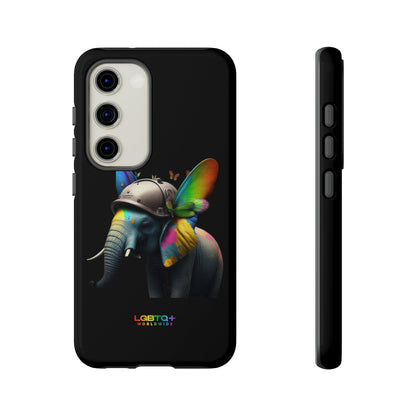 LGBTQWorldwide - ,,ELEFANT" Doppelgehäuse Handyhülle Accessories, Glossy, iPhone Cases, Matte, Phone accessory, Phone Cases, Samsung Cases, tough, Valentine's Day Picks lgbtq Bekleidung Accessoires unisex Zubehör