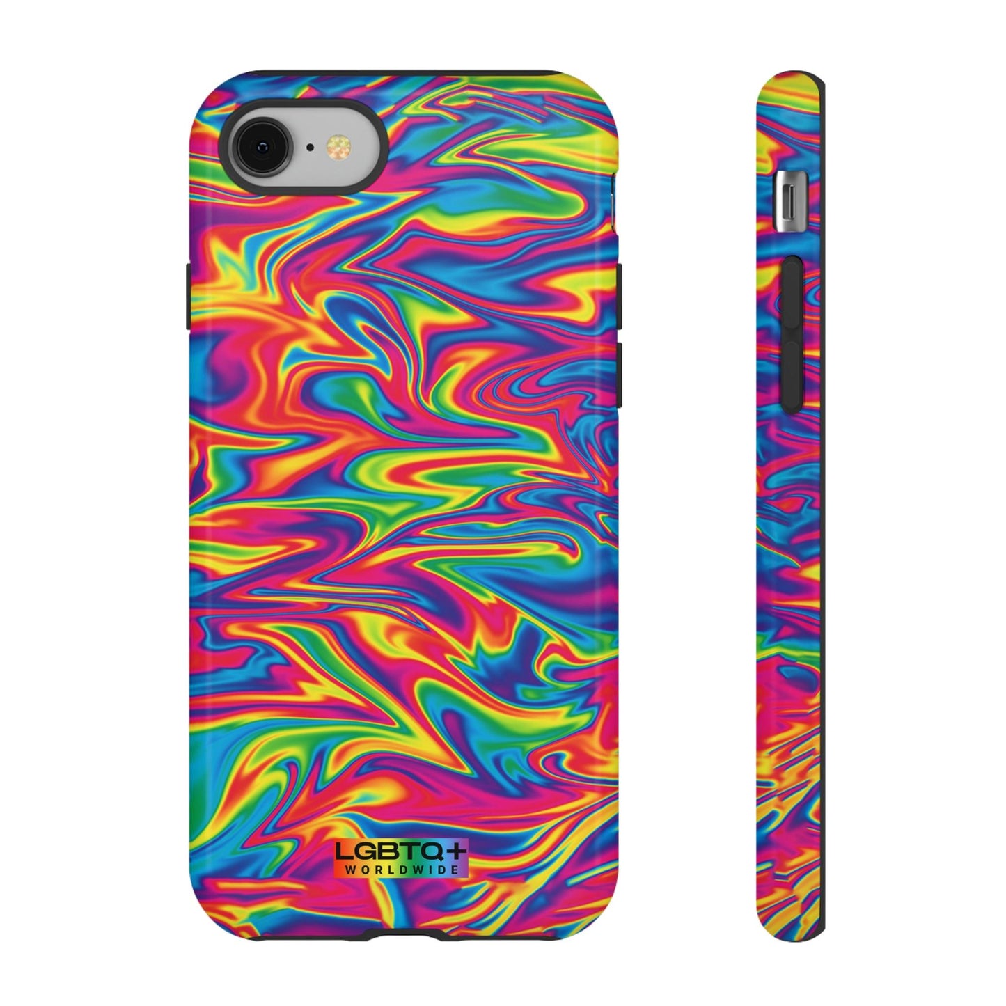 LGBTQWorldwide - ,,ABSTRACT" Doppelgehäuse Handyhülle Accessories, Glossy, iPhone Cases, Matte, Phone accessory, Phone Cases, Samsung Cases, Thermo, Valentine's Day Picks lgbtq Bekleidung Accessoires unisex Zubehör