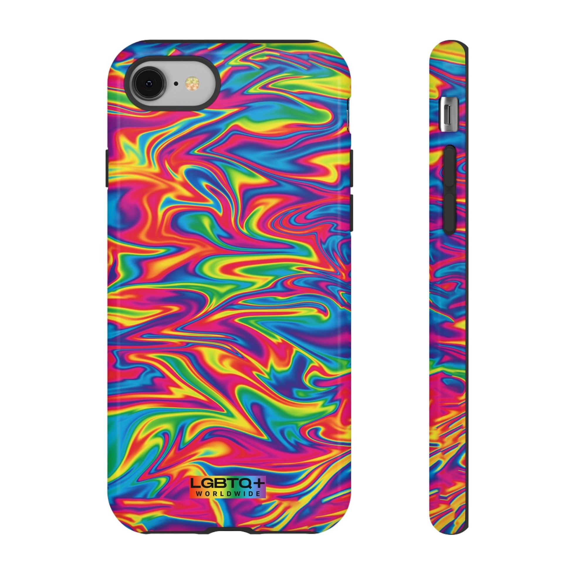 LGBTQWorldwide - ,,ABSTRACT" Doppelgehäuse Handyhülle Accessories, Glossy, iPhone Cases, Matte, Phone accessory, Phone Cases, Samsung Cases, Thermo, Valentine's Day Picks lgbtq Bekleidung Accessoires unisex Zubehör