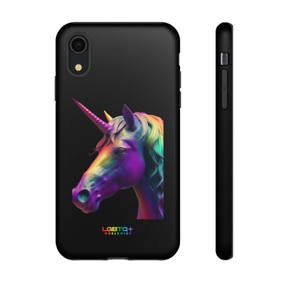 LGBTQWorldwide - ,,REGENBOGEN EINHORN" Doppelgehäuse Handyhülle Accessories, Glossy, iPhone Cases, Matte, Phone accessory, Phone Cases, Samsung Cases, tough, Valentine's Day Picks lgbtq Bekleidung Accessoires unisex Zubehör