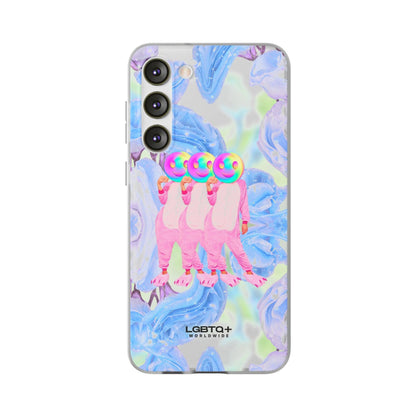 LGBTQWorldwide - ,,TEDDY BÄR" Flexible Handyhülle Accessories, Case, iPhone, iPhone Cases, Phone accessory, Phone Cases, Samsung Cases, silikon, Valentine's Day promotion lgbtq Bekleidung Accessoires unisex Zubehör