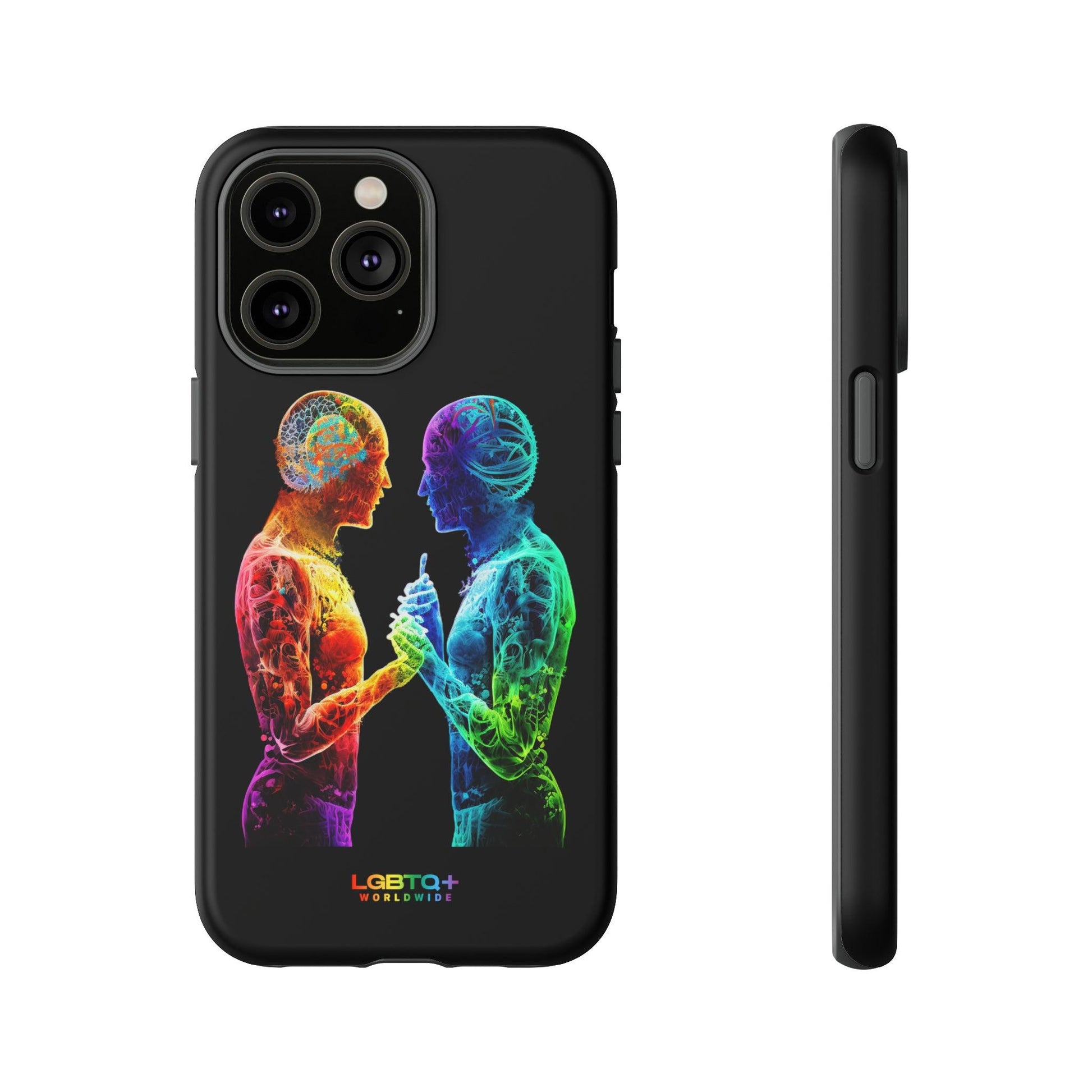 LGBTQWorldwide - ,,ZUSAMMEN" Doppelgehäuse Handyhülle Accessories, Glossy, iPhone Cases, Matte, Phone accessory, Phone Cases, Samsung Cases, tough, Valentine's Day Picks lgbtq Bekleidung Accessoires unisex Zubehör