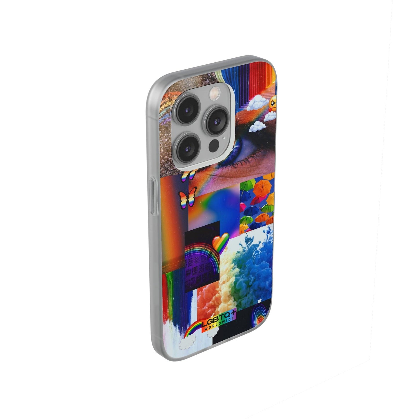 LGBTQWorldwide - ,,VISION" Flexible Handyhülle Accessories, Case, iPhone, iPhone Cases, Phone accessory, Phone Cases, Samsung Cases, silikon, Valentine's Day promotion lgbtq Bekleidung Accessoires unisex Zubehör