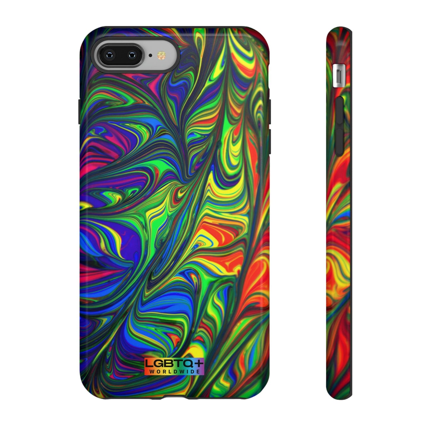 LGBTQWorldwide - ,,ILLUSION" Doppelgehäuse Handyhülle Accessories, Glossy, iPhone Cases, Matte, Phone accessory, Phone Cases, Samsung Cases, Thermo, Valentine's Day Picks lgbtq Bekleidung Accessoires unisex Zubehör