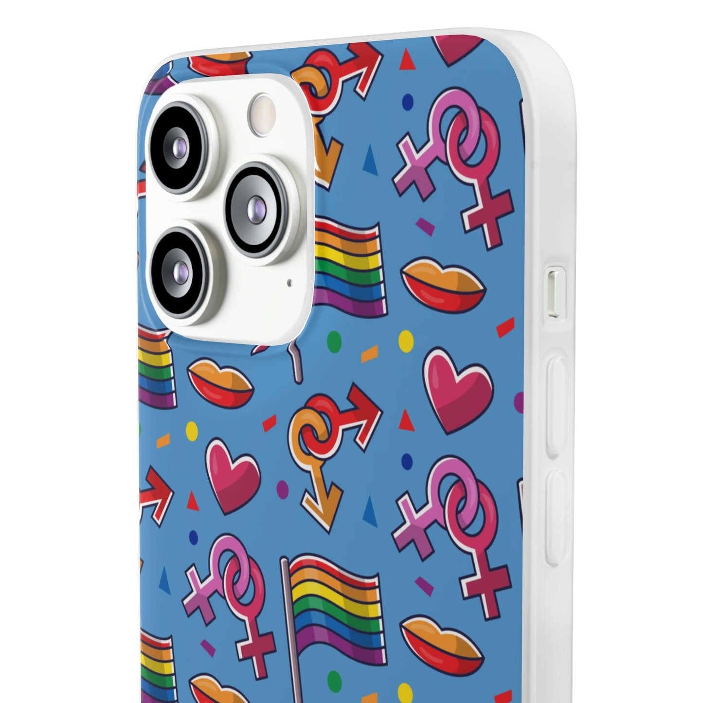 LGBTQWorldwide - ,,FLAGGEN" Flexible Handyhülle Accessories, Case, iPhone, iPhone Cases, Phone accessory, Phone Cases, Samsung Cases, silikon, Valentine's Day promotion lgbtq Bekleidung Accessoires unisex Zubehör