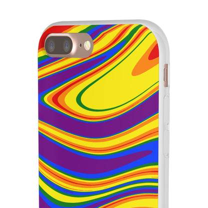 LGBTQWorldwide - ,,FARBEN" Flexible Handyhülle Accessories, Case, iPhone, iPhone Cases, Phone accessory, Phone Cases, Samsung Cases, silikon, Valentine's Day promotion lgbtq Bekleidung Accessoires unisex Zubehör