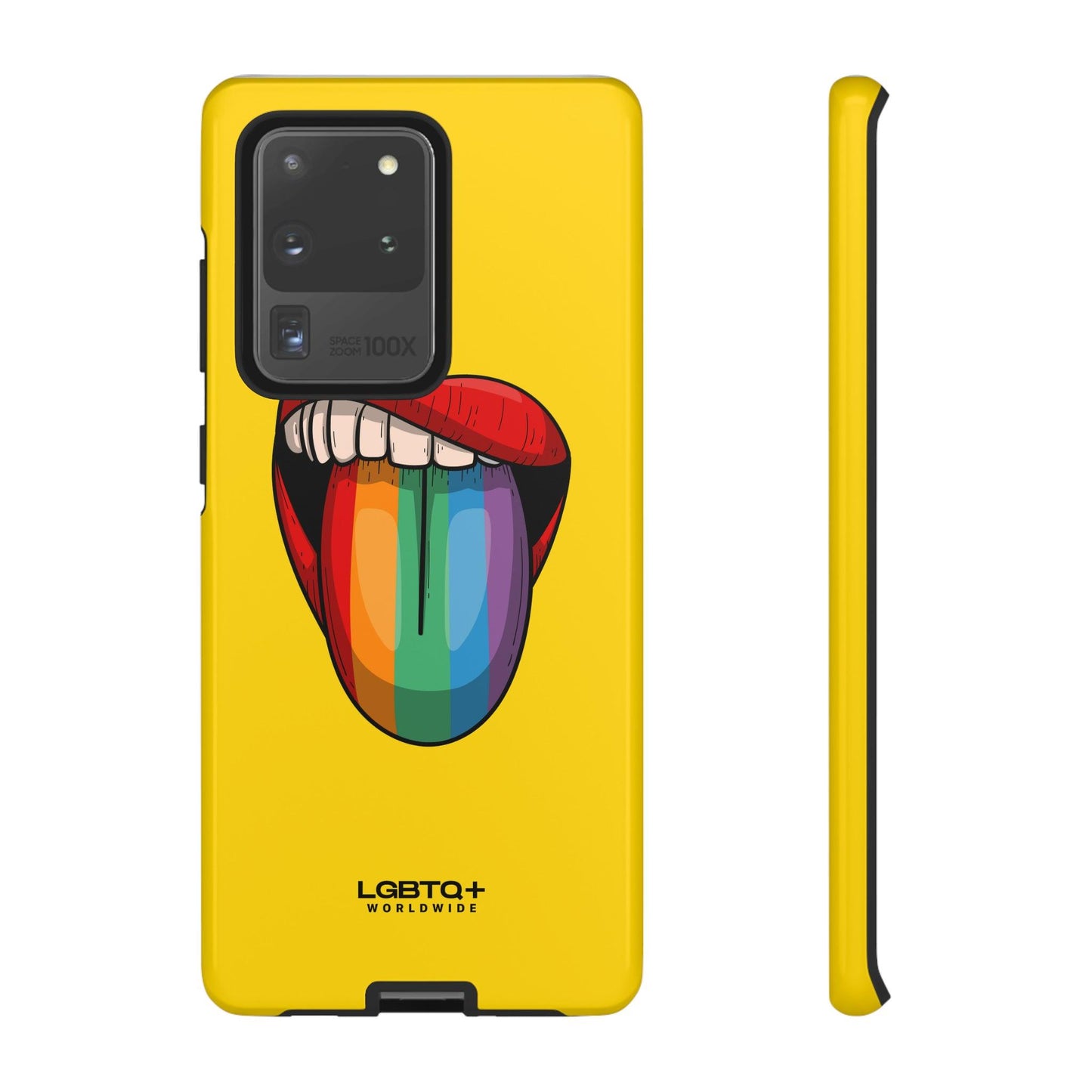 LGBTQWorldwide - ,,ZUNGE" Doppelgehäuse Handyhülle Accessories, Glossy, iPhone Cases, Matte, Phone accessory, Phone Cases, Samsung Cases, Thermo, Valentine's Day Picks lgbtq Bekleidung Accessoires unisex Zubehör