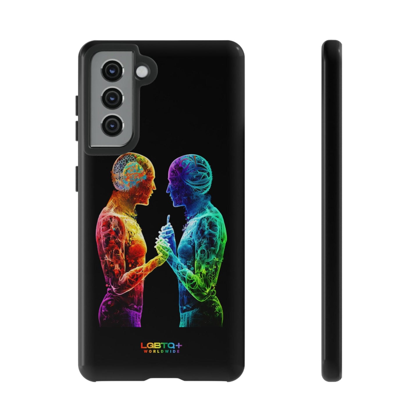 LGBTQWorldwide - ,,ZUSAMMEN" Doppelgehäuse Handyhülle Accessories, Glossy, iPhone Cases, Matte, Phone accessory, Phone Cases, Samsung Cases, tough, Valentine's Day Picks lgbtq Bekleidung Accessoires unisex Zubehör