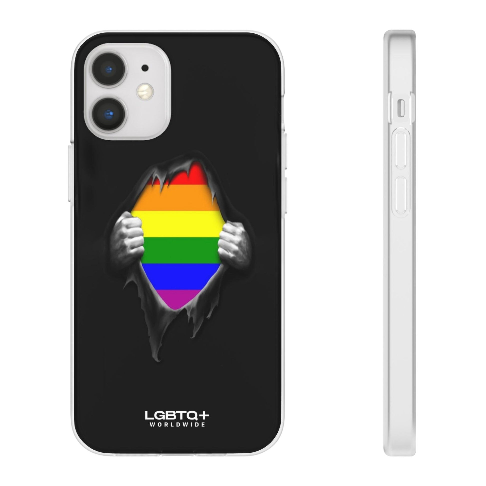 LGBTQWorldwide - ,,SCHWARZES LOCH" Flexible Handyhülle Accessories, Case, iPhone, iPhone Cases, Phone accessory, Phone Cases, Samsung Cases, silikon, Valentine's Day promotion lgbtq Bekleidung Accessoires unisex Zubehör