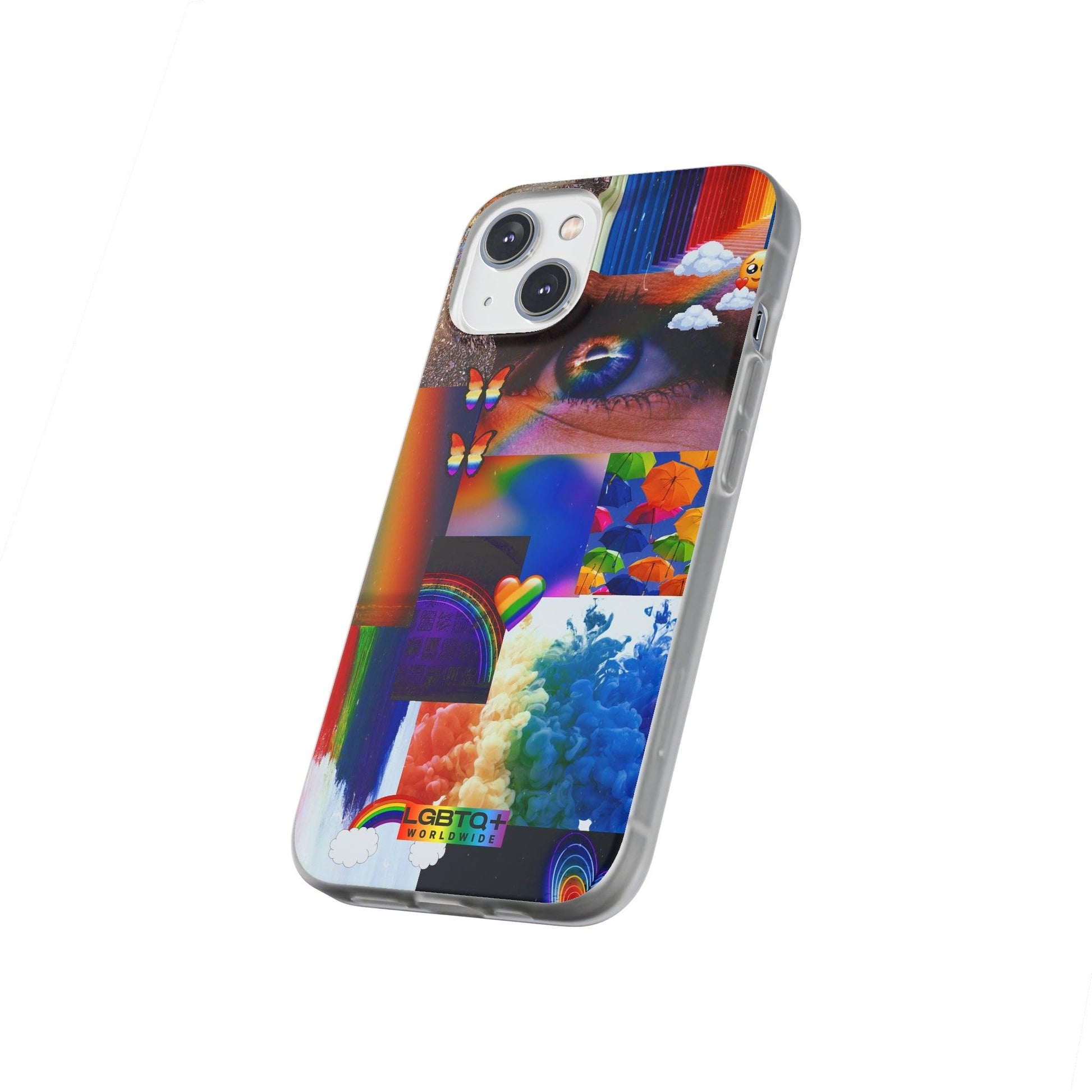 LGBTQWorldwide - ,,VISION" Flexible Handyhülle Accessories, Case, iPhone, iPhone Cases, Phone accessory, Phone Cases, Samsung Cases, silikon, Valentine's Day promotion lgbtq Bekleidung Accessoires unisex Zubehör