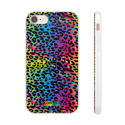 LGBTQWorldwide - ,,LEOPARD" Flexible Handyhülle Accessories, Case, iPhone, iPhone Cases, Phone accessory, Phone Cases, Samsung Cases, silikon, Valentine's Day promotion lgbtq Bekleidung Accessoires unisex Zubehör