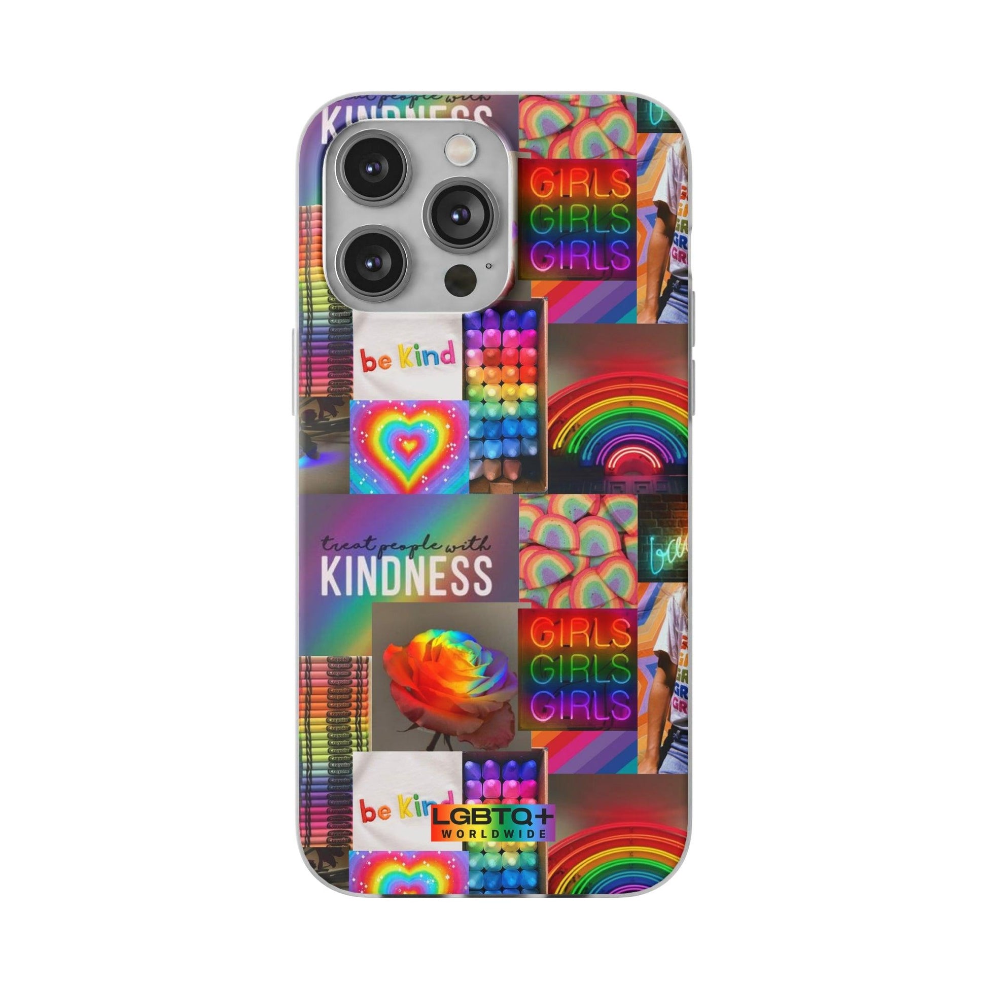 LGBTQWorldwide - ,,FREUNDLICHKEIT" Flexible Handyhülle Accessories, Case, iPhone, iPhone Cases, Phone accessory, Phone Cases, Samsung Cases, silikon, Valentine's Day promotion lgbtq Bekleidung Accessoires unisex Zubehör