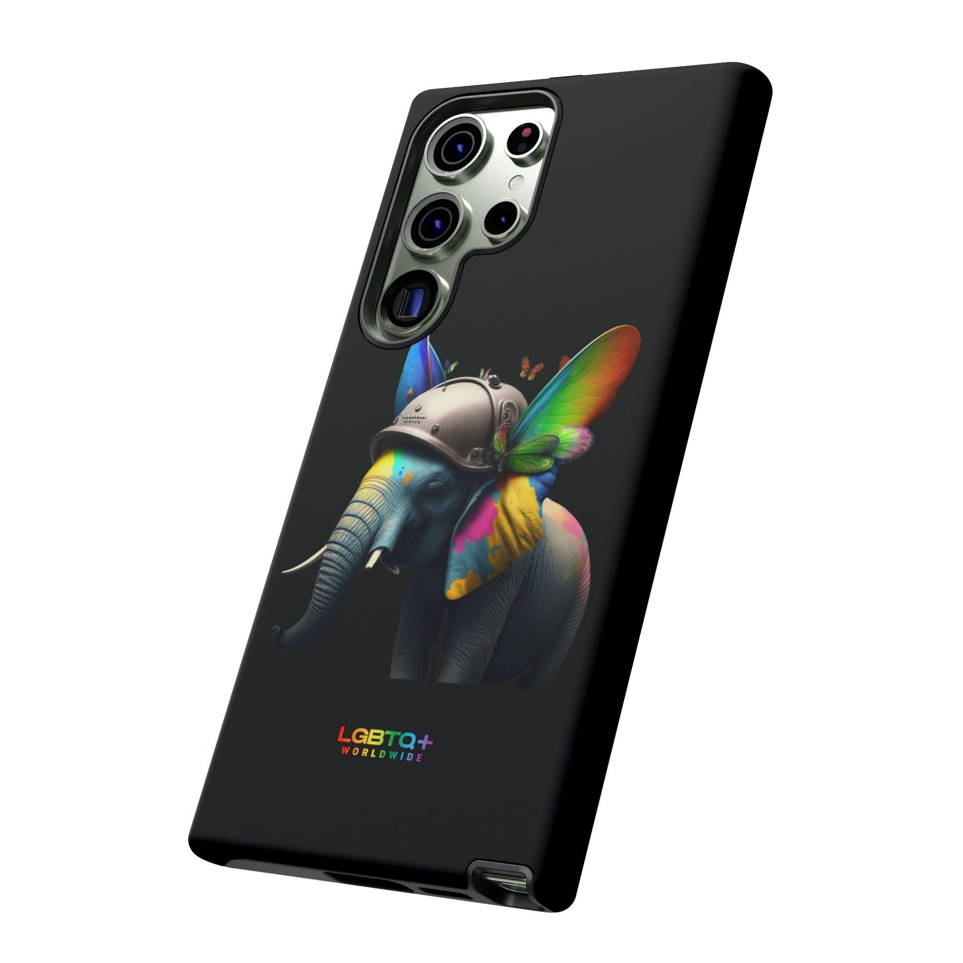 LGBTQWorldwide - ,,ELEFANT" Doppelgehäuse Handyhülle Accessories, Glossy, iPhone Cases, Matte, Phone accessory, Phone Cases, Samsung Cases, tough, Valentine's Day Picks lgbtq Bekleidung Accessoires unisex Zubehör