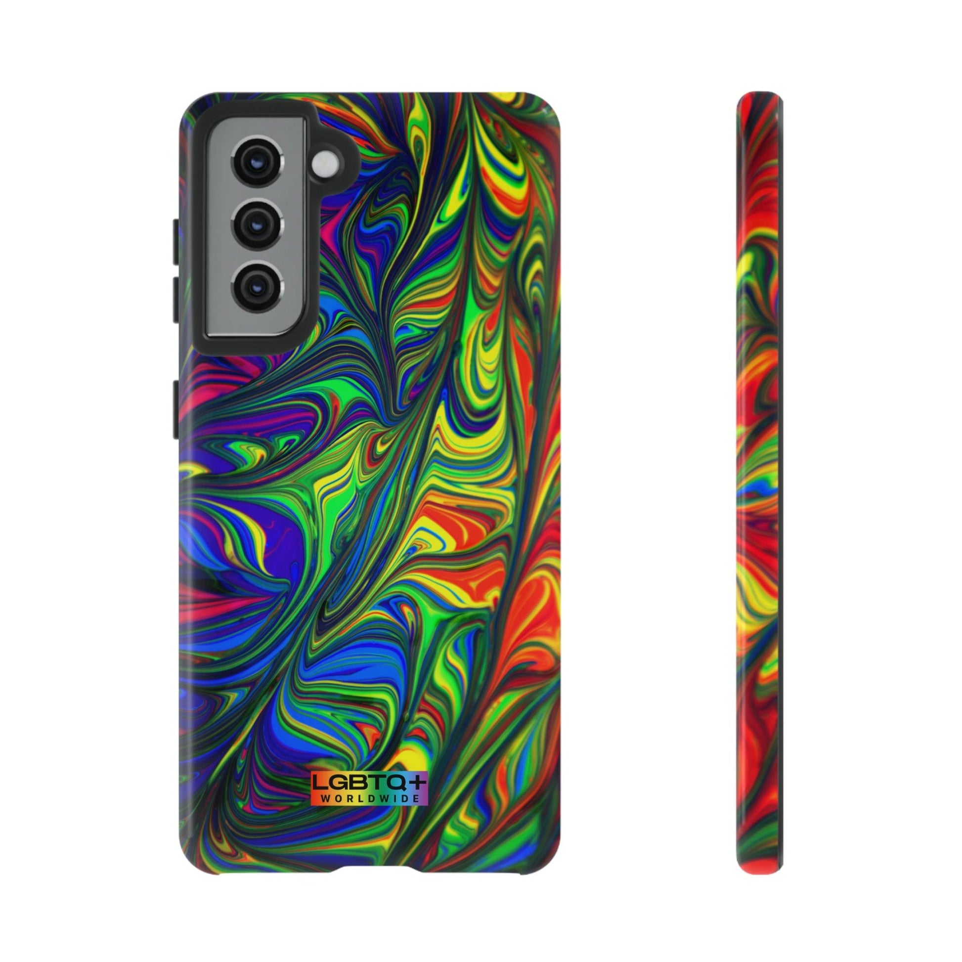 LGBTQWorldwide - ,,ILLUSION" Doppelgehäuse Handyhülle Accessories, Glossy, iPhone Cases, Matte, Phone accessory, Phone Cases, Samsung Cases, Thermo, Valentine's Day Picks lgbtq Bekleidung Accessoires unisex Zubehör