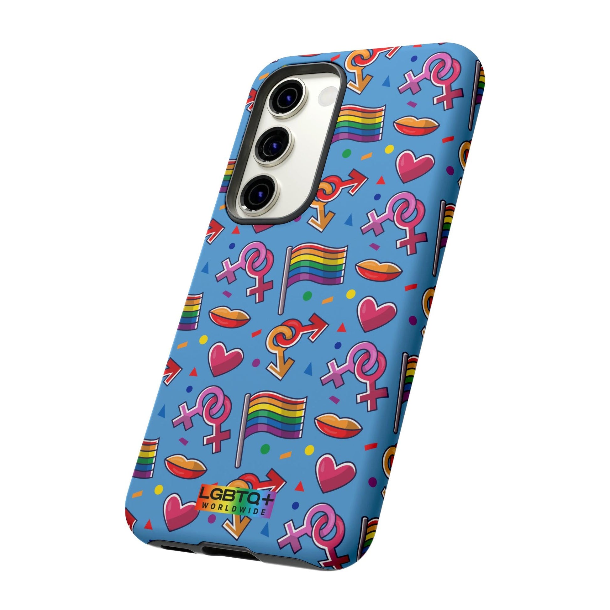 LGBTQWorldwide - ,,FÜHL DICH FREI" Doppelgehäuse Handyhülle Accessories, Glossy, iPhone Cases, Matte, Phone accessory, Phone Cases, Samsung Cases, Thermo, Valentine's Day Picks lgbtq Bekleidung Accessoires unisex Zubehör