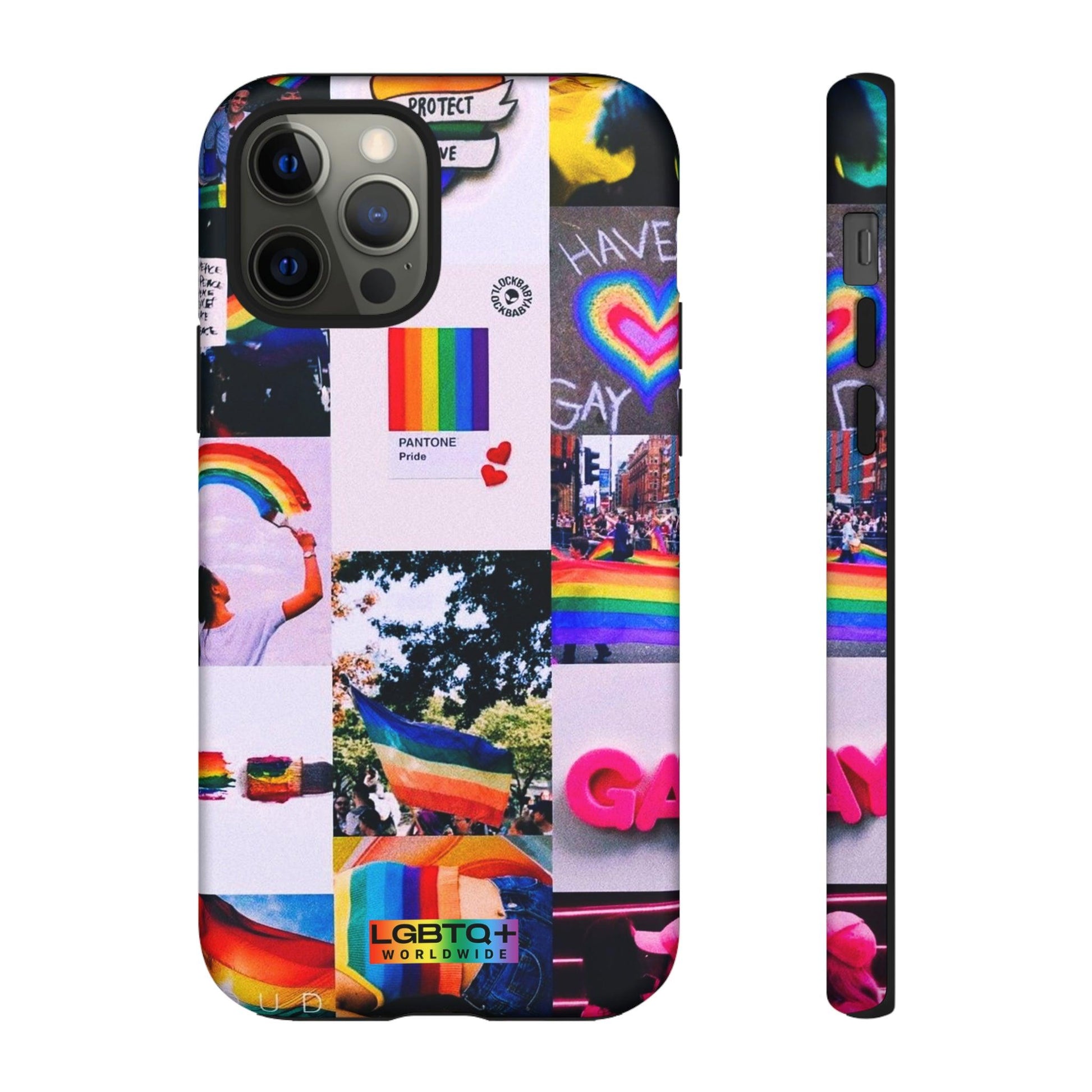 LGBTQWorldwide - ,,REGENBOGEN" Doppelgehäuse Handyhülle Accessories, Glossy, iPhone Cases, Matte, Phone accessory, Phone Cases, Samsung Cases, Thermo, Valentine's Day Picks lgbtq Bekleidung Accessoires unisex Zubehör