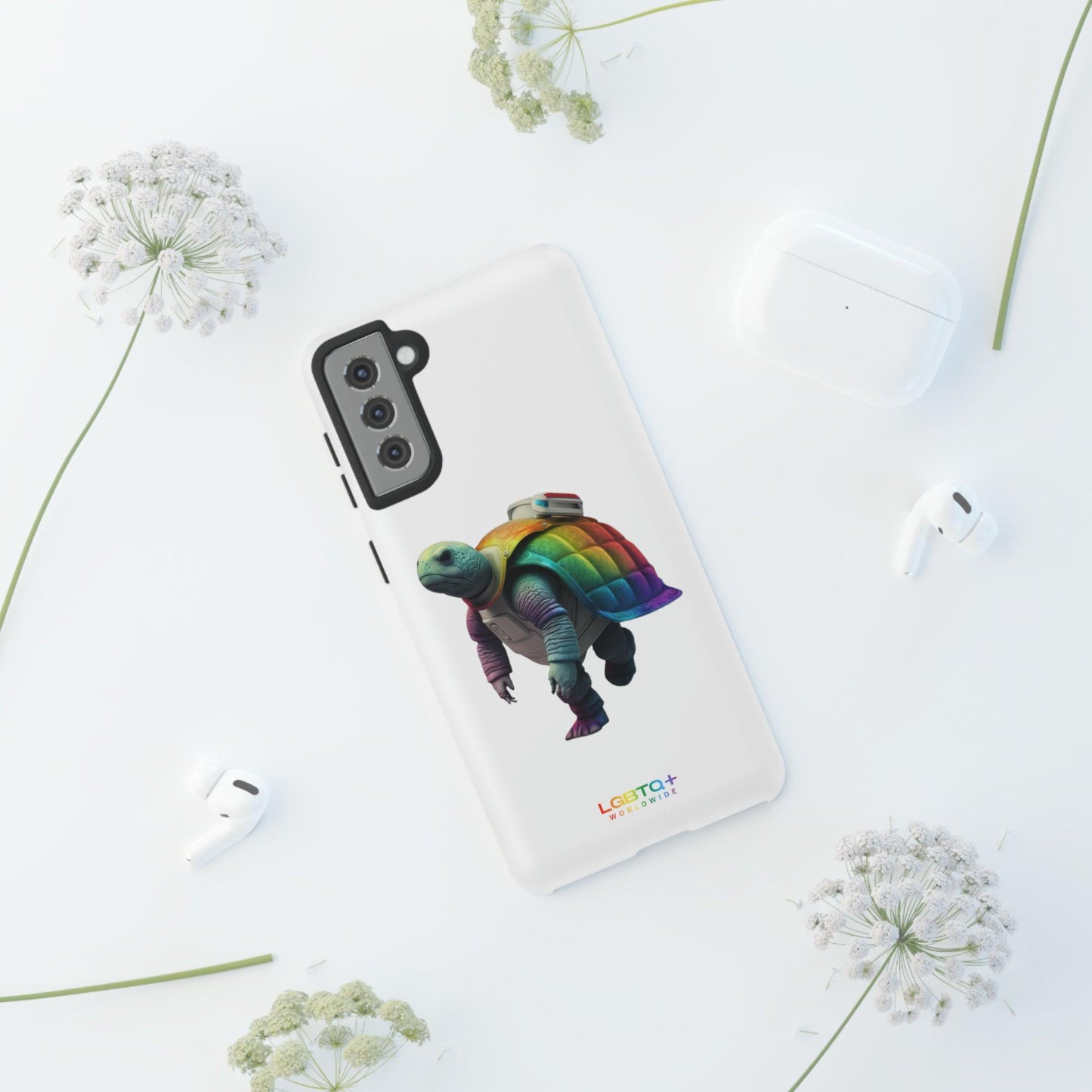 LGBTQWorldwide - ,,SCHILDKRÖTE" Doppelgehäuse Handyhülle Accessories, Glossy, iPhone Cases, Matte, Phone accessory, Phone Cases, Samsung Cases, tough, Valentine's Day Picks lgbtq Bekleidung Accessoires unisex Zubehör