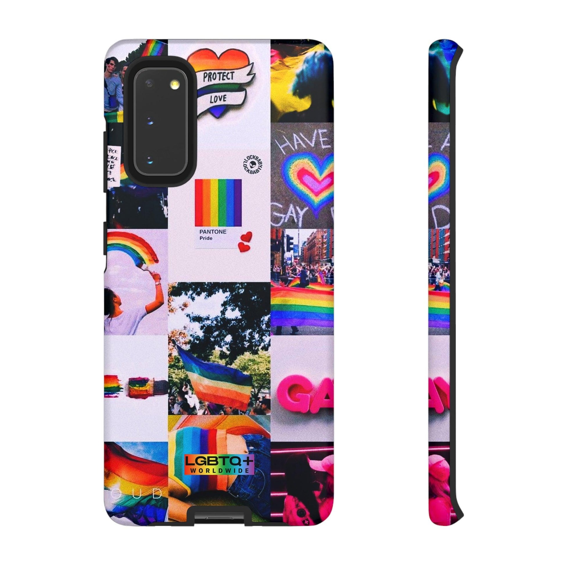 LGBTQWorldwide - ,,REGENBOGEN" Doppelgehäuse Handyhülle Accessories, Glossy, iPhone Cases, Matte, Phone accessory, Phone Cases, Samsung Cases, Thermo, Valentine's Day Picks lgbtq Bekleidung Accessoires unisex Zubehör