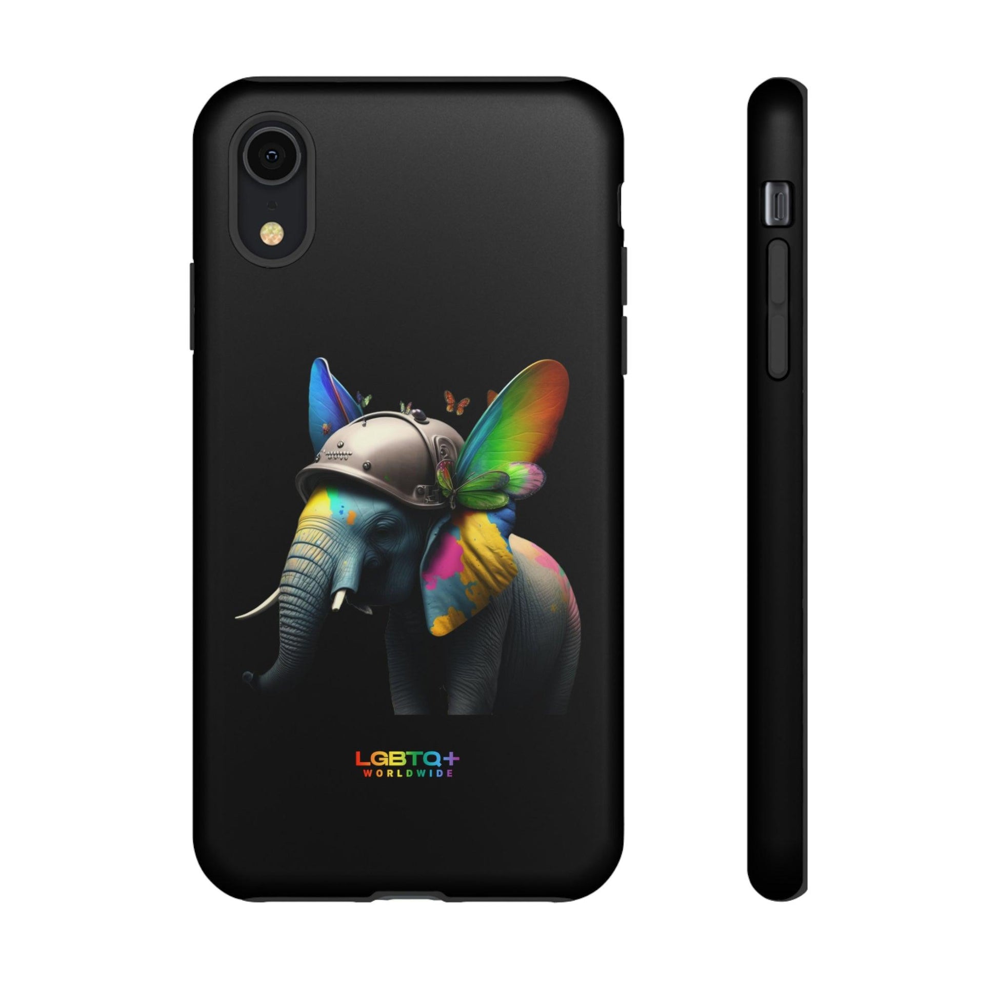 LGBTQWorldwide - ,,ELEFANT" Doppelgehäuse Handyhülle Accessories, Glossy, iPhone Cases, Matte, Phone accessory, Phone Cases, Samsung Cases, tough, Valentine's Day Picks lgbtq Bekleidung Accessoires unisex Zubehör