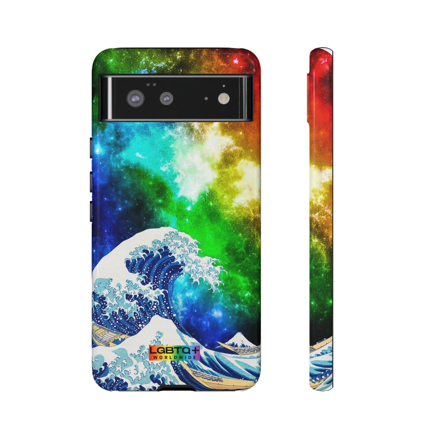 LGBTQWorldwide - ,,WELLE" Doppelgehäuse Handyhülle Accessories, Glossy, iPhone Cases, Matte, Phone accessory, Phone Cases, Samsung Cases, Thermo, Valentine's Day Picks lgbtq Bekleidung Accessoires unisex Zubehör