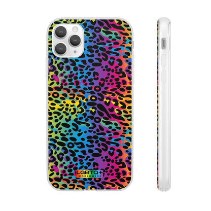 LGBTQWorldwide - ,,LEOPARD" Flexible Handyhülle Accessories, Case, iPhone, iPhone Cases, Phone accessory, Phone Cases, Samsung Cases, silikon, Valentine's Day promotion lgbtq Bekleidung Accessoires unisex Zubehör