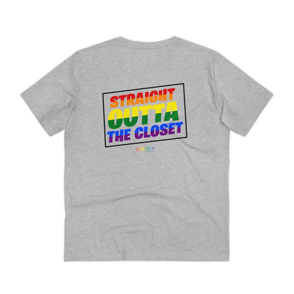 LGBTQWorldwide - ,,STRAIGHT OUTTA" Clothing, Cotton, Crew neck, DTG, Eco-friendly, Men's Clothing, Organic, Recycled, Regular fit, Sustainable, T-shirts, Unisex, Valentine's Day Picks, Vegan, Women's Clothing lgbtq Bekleidung Accessoires unisex Zubehör