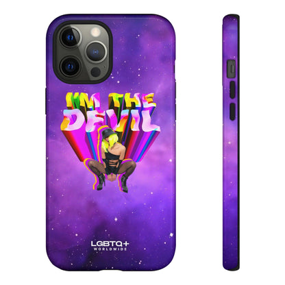 LGBTQWorldwide - ,,I AM THE DEVIL" Doppelgehäuse Handyhülle Accessories, Glossy, iPhone Cases, Matte, Phone accessory, Phone Cases, Samsung Cases, Thermo, Valentine's Day Picks lgbtq Bekleidung Accessoires unisex Zubehör