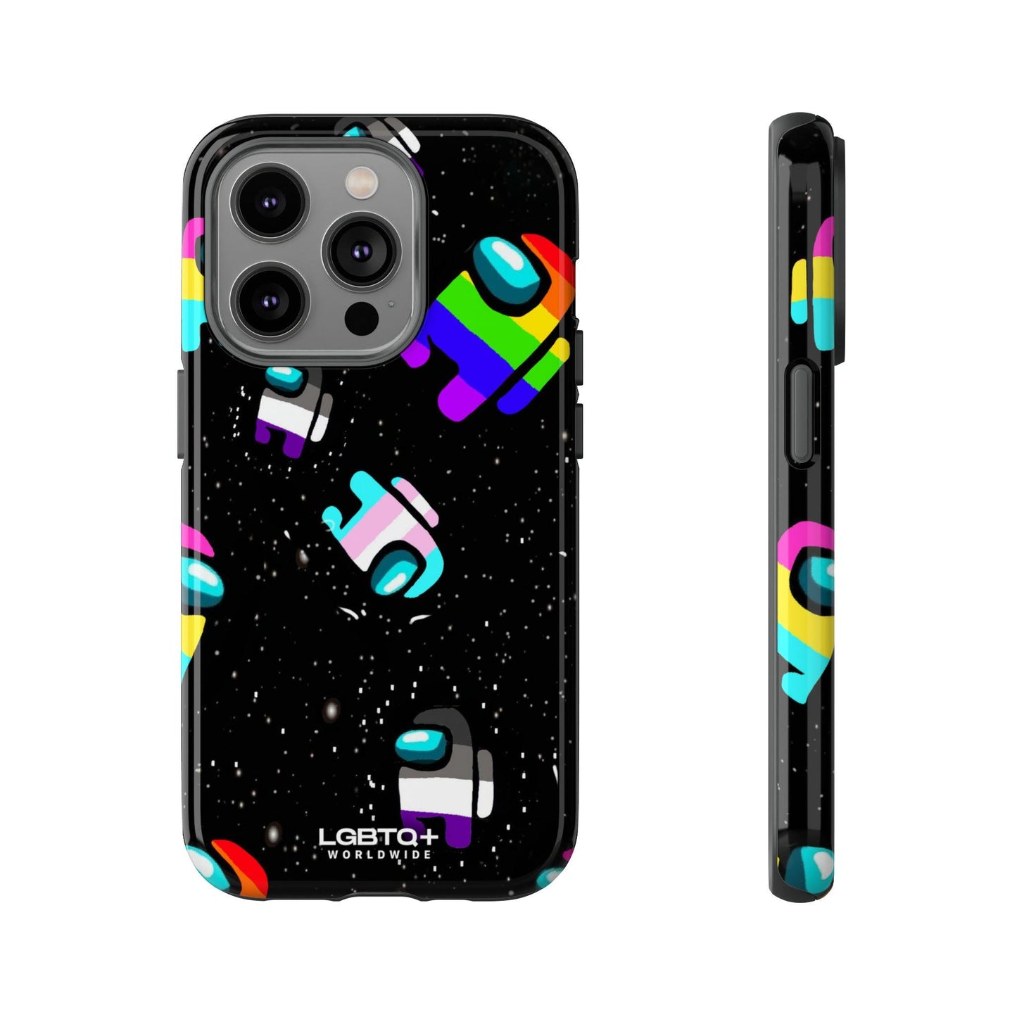 LGBTQWorldwide - ,,IMPOSTER" Doppelgehäuse Handyhülle Accessories, Glossy, iPhone Cases, Matte, Phone accessory, Phone Cases, Samsung Cases, Thermo, Valentine's Day Picks lgbtq Bekleidung Accessoires unisex Zubehör