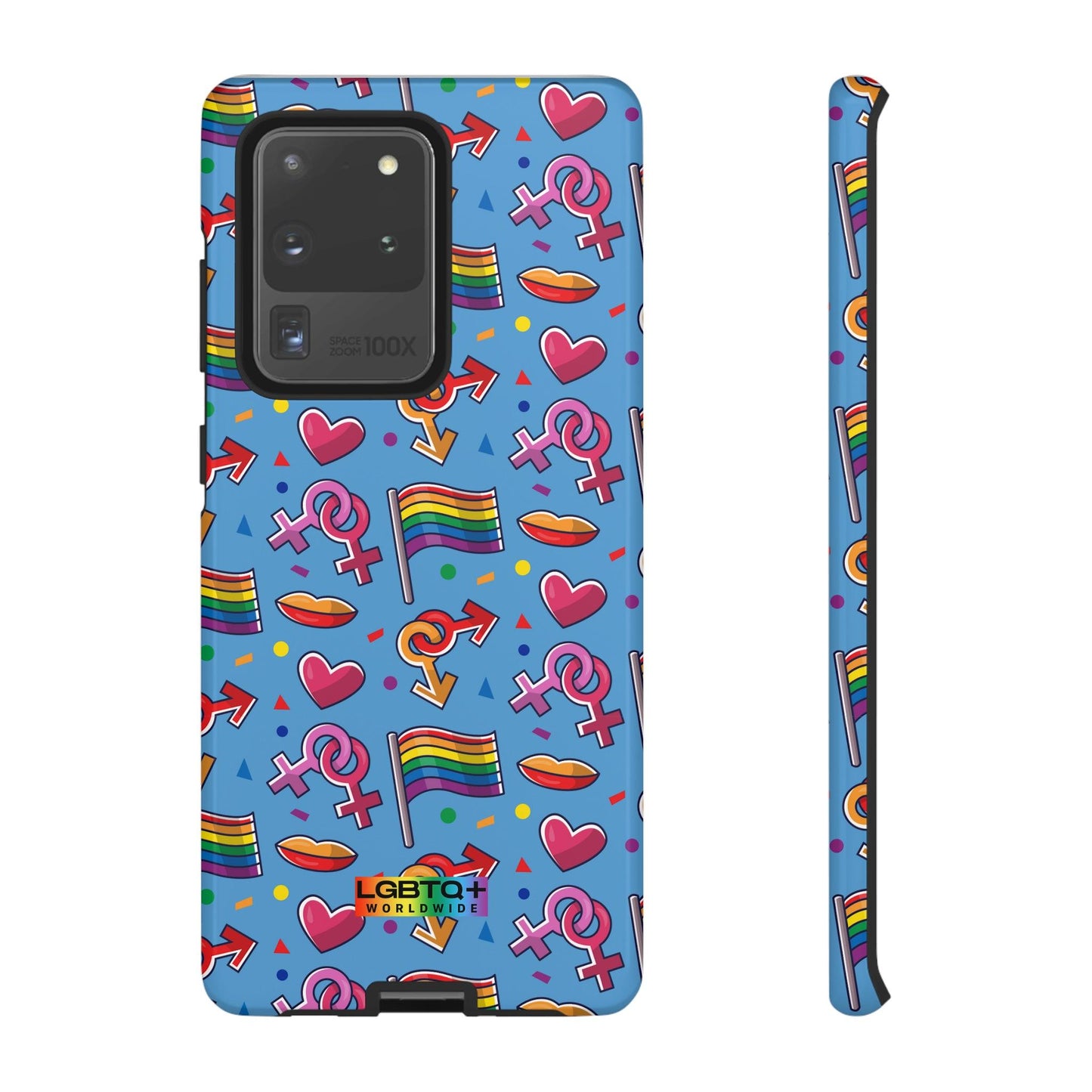 LGBTQWorldwide - ,,FÜHL DICH FREI" Doppelgehäuse Handyhülle Accessories, Glossy, iPhone Cases, Matte, Phone accessory, Phone Cases, Samsung Cases, Thermo, Valentine's Day Picks lgbtq Bekleidung Accessoires unisex Zubehör