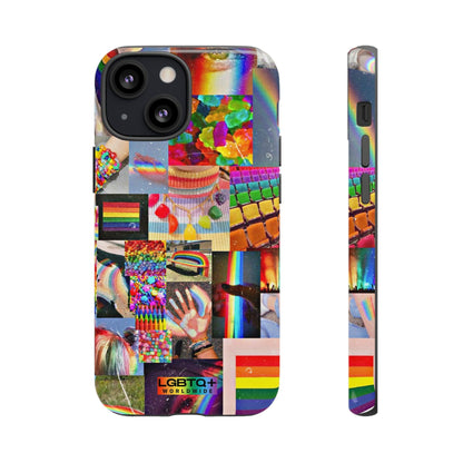 LGBTQWorldwide - ,,FARBEN" Doppelgehäuse Handyhülle Accessories, Glossy, iPhone Cases, Matte, Phone accessory, Phone Cases, Samsung Cases, Thermo, Valentine's Day Picks lgbtq Bekleidung Accessoires unisex Zubehör