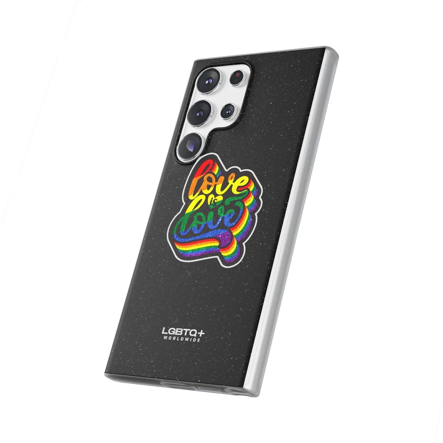 LGBTQWorldwide - ,,LIEBE IST LIEBE" Flexible Handyhülle Accessories, Case, iPhone, iPhone Cases, Phone accessory, Phone Cases, Samsung Cases, Valentine's Day promotion lgbtq Bekleidung Accessoires unisex Zubehör