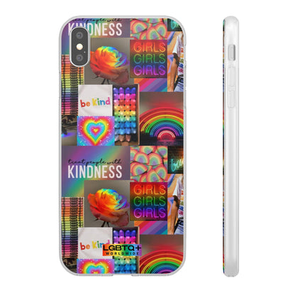 LGBTQWorldwide - ,,FREUNDLICHKEIT" Flexible Handyhülle Accessories, Case, iPhone, iPhone Cases, Phone accessory, Phone Cases, Samsung Cases, silikon, Valentine's Day promotion lgbtq Bekleidung Accessoires unisex Zubehör