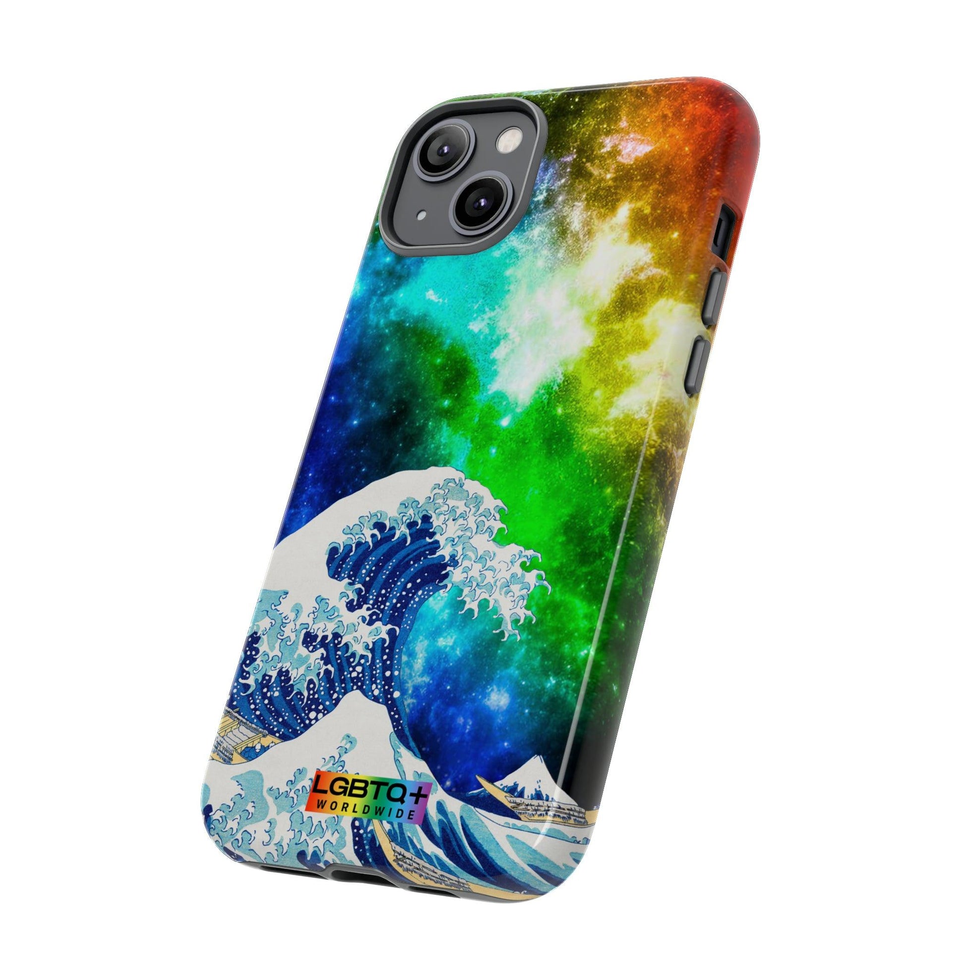 LGBTQWorldwide - ,,WELLE" Doppelgehäuse Handyhülle Accessories, Glossy, iPhone Cases, Matte, Phone accessory, Phone Cases, Samsung Cases, Thermo, Valentine's Day Picks lgbtq Bekleidung Accessoires unisex Zubehör