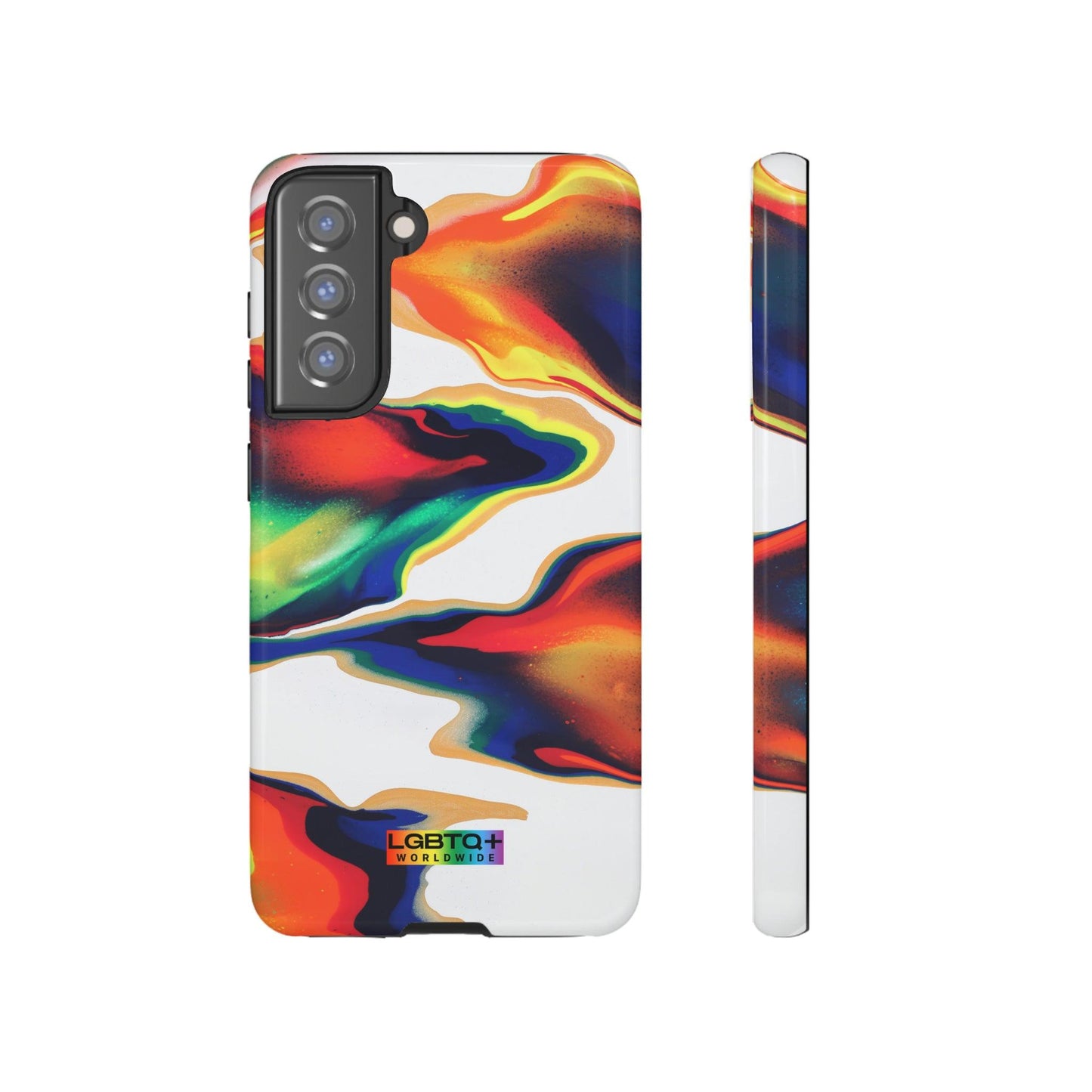 LGBTQWorldwide - ,,EINZIGARTIG" Doppelgehäuse Handyhülle Accessories, Glossy, iPhone Cases, Matte, Phone accessory, Phone Cases, Samsung Cases, Thermo, Valentine's Day Picks lgbtq Bekleidung Accessoires unisex Zubehör