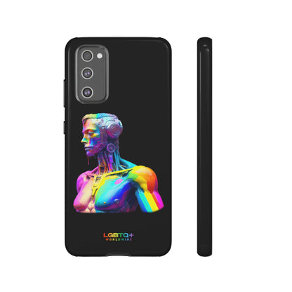 LGBTQWorldwide - ,,ZUKÜNFTIGER ROBOTER" Doppelgehäuse Handyhülle Accessories, Glossy, iPhone Cases, Matte, Phone accessory, Phone Cases, Samsung Cases, tough, Valentine's Day Picks lgbtq Bekleidung Accessoires unisex Zubehör