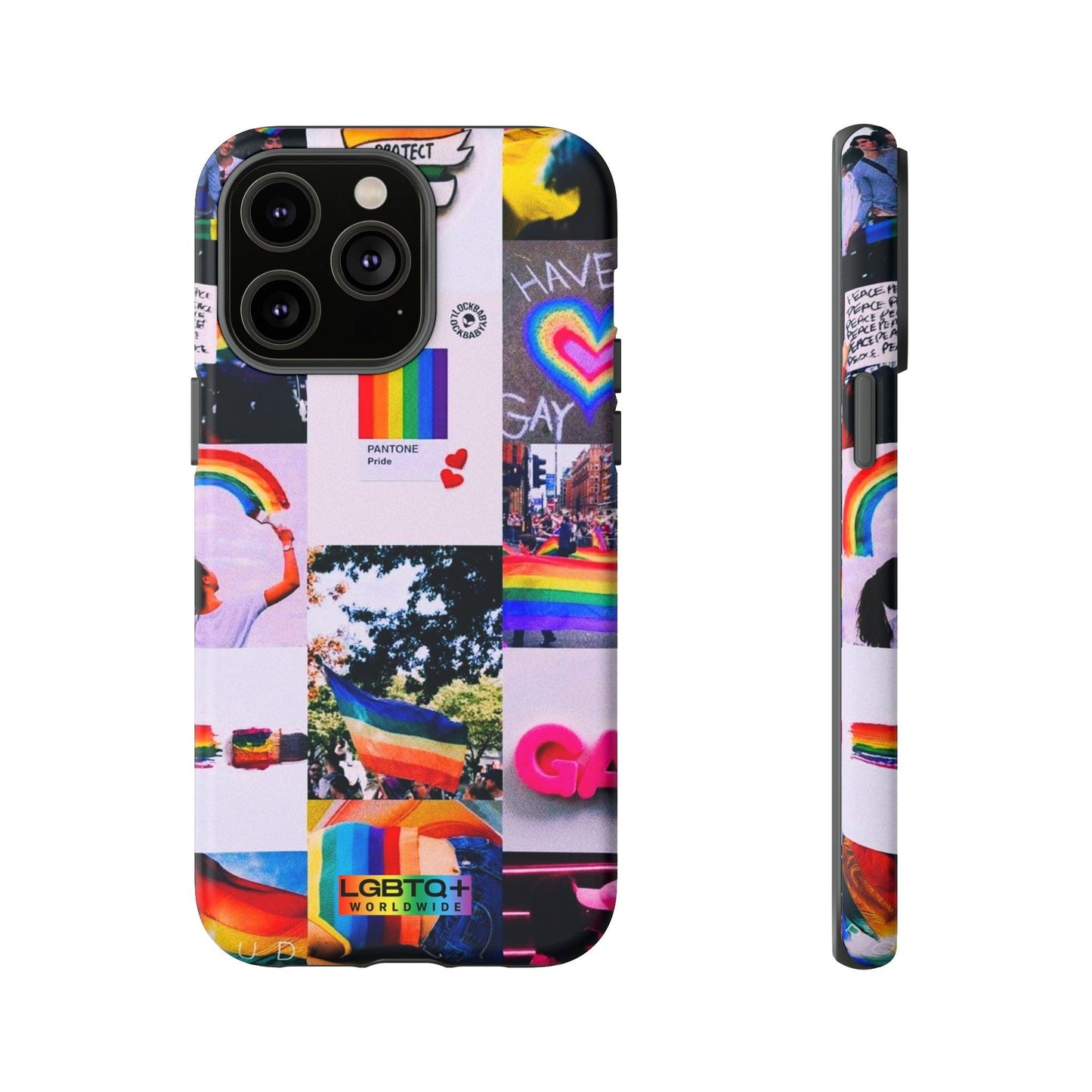 LGBTQWorldwide - ,,REGENBOGEN" Doppelgehäuse Handyhülle Accessories, Glossy, iPhone Cases, Matte, Phone accessory, Phone Cases, Samsung Cases, Thermo, Valentine's Day Picks lgbtq Bekleidung Accessoires unisex Zubehör