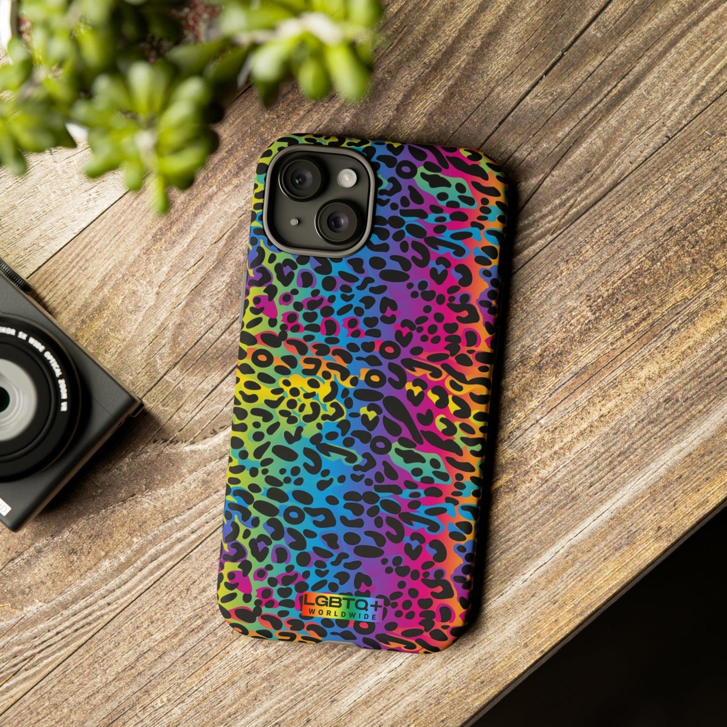 LGBTQWorldwide - ,,LEOPARD" Doppelgehäuse Handyhülle Accessories, Glossy, iPhone Cases, Matte, Phone accessory, Phone Cases, Samsung Cases, Thermo, Valentine's Day Picks lgbtq Bekleidung Accessoires unisex Zubehör