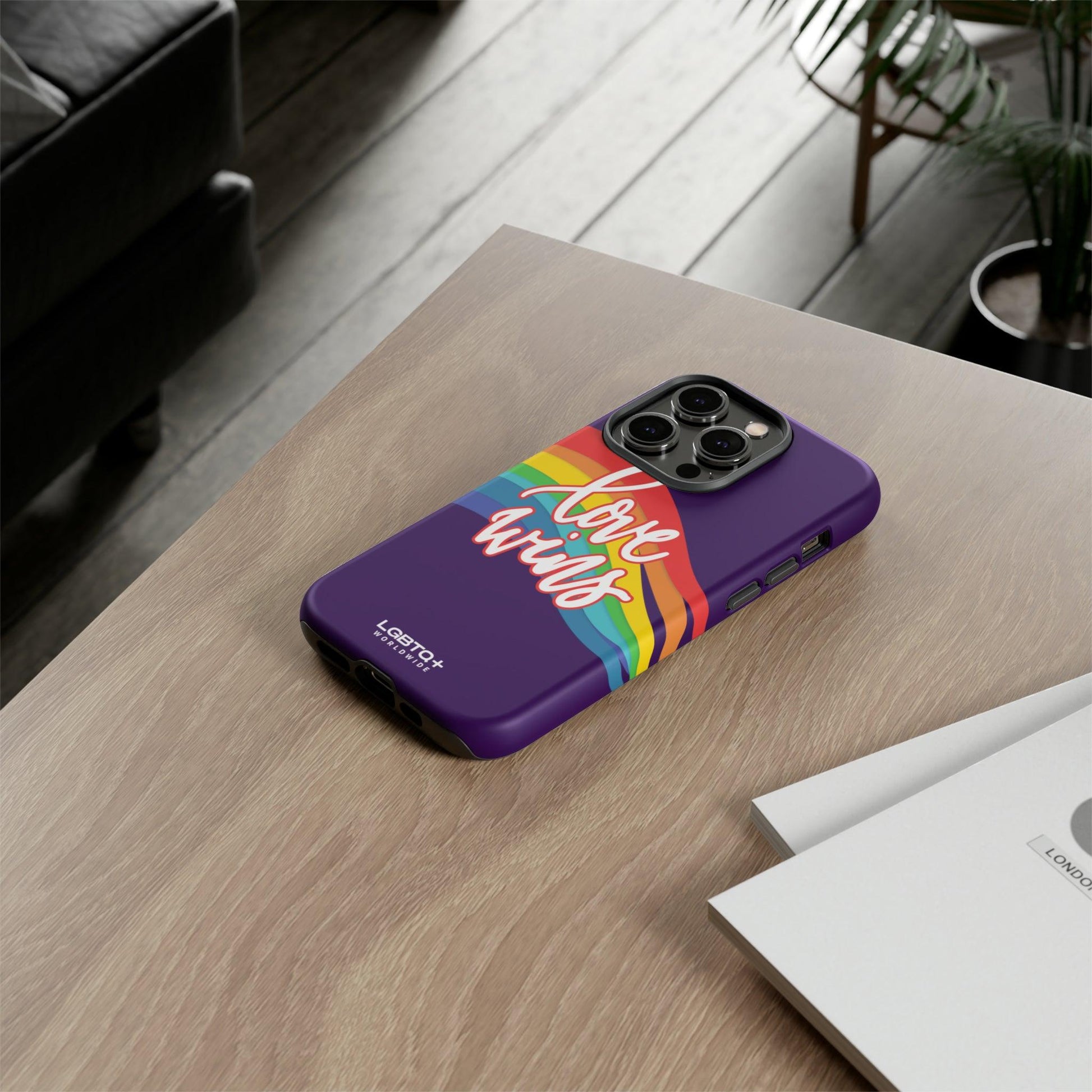 LGBTQWorldwide - ,,LIEBE GEWINNT" Doppelgehäuse Handyhülle Accessories, Glossy, iPhone Cases, Matte, Phone accessory, Phone Cases, Samsung Cases, Thermo, Valentine's Day Picks lgbtq Bekleidung Accessoires unisex Zubehör