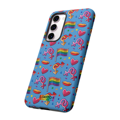 LGBTQWorldwide - ,,FÜHL DICH FREI" Doppelgehäuse Handyhülle Accessories, Glossy, iPhone Cases, Matte, Phone accessory, Phone Cases, Samsung Cases, Thermo, Valentine's Day Picks lgbtq Bekleidung Accessoires unisex Zubehör