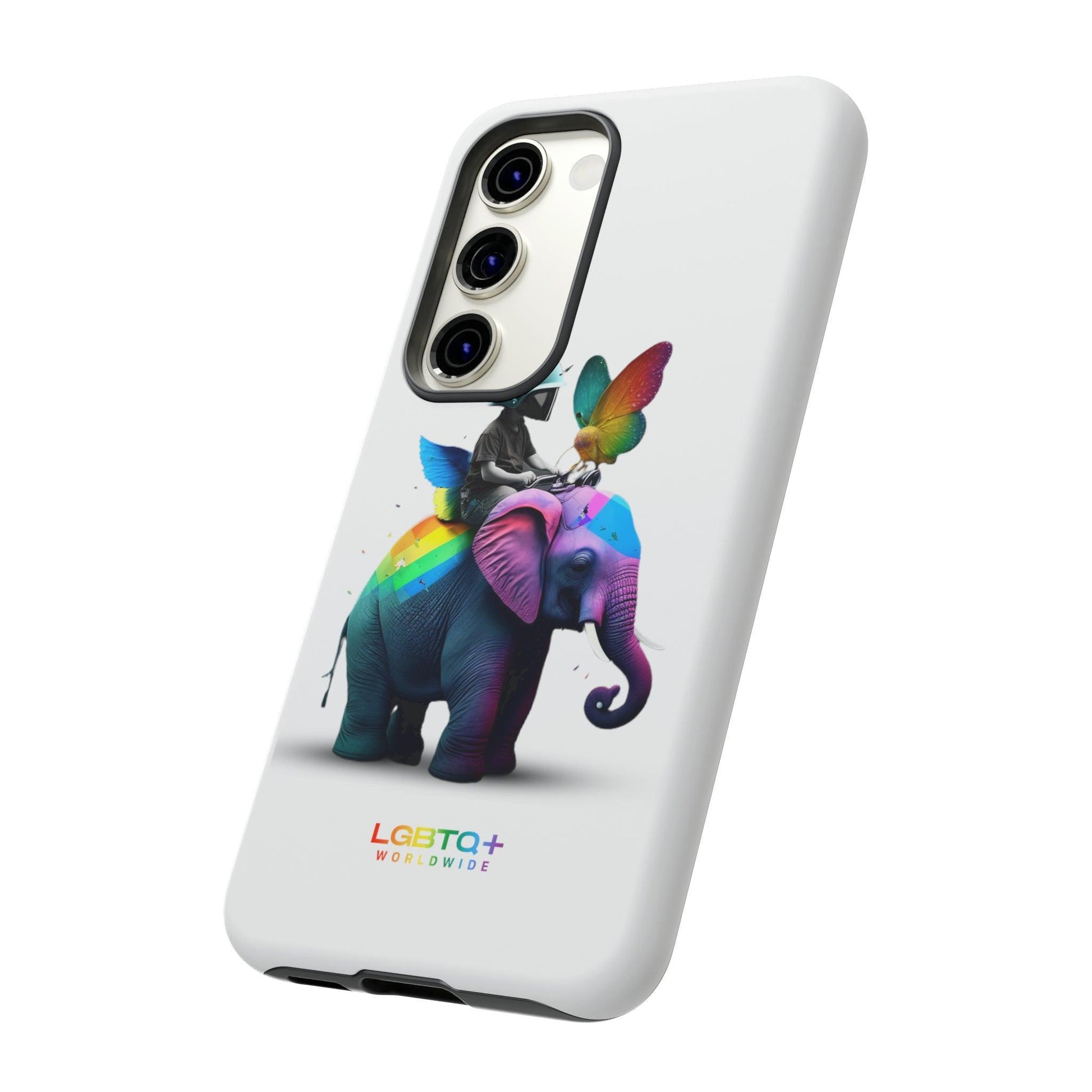 LGBTQWorldwide - ,,SCHMETTERLING" Doppelgehäuse Handyhülle Accessories, Glossy, iPhone Cases, Matte, Phone accessory, Phone Cases, Samsung Cases, tough, Valentine's Day Picks lgbtq Bekleidung Accessoires unisex Zubehör