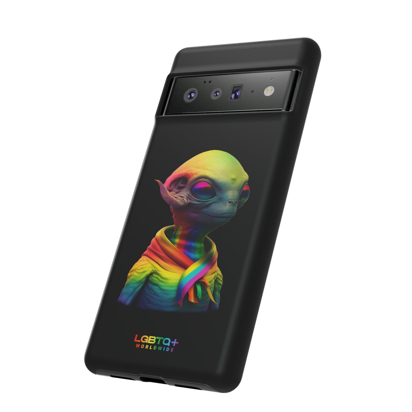 LGBTQWorldwide - ,,ALIEN" Doppelgehäuse Handyhülle Accessories, Glossy, iPhone Cases, Matte, Phone accessory, Phone Cases, Samsung Cases, tough, Valentine's Day Picks lgbtq Bekleidung Accessoires unisex Zubehör