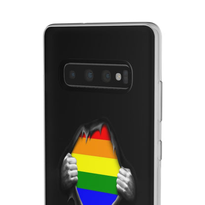 LGBTQWorldwide - ,,SCHWARZES LOCH" Flexible Handyhülle Accessories, Case, iPhone, iPhone Cases, Phone accessory, Phone Cases, Samsung Cases, silikon, Valentine's Day promotion lgbtq Bekleidung Accessoires unisex Zubehör