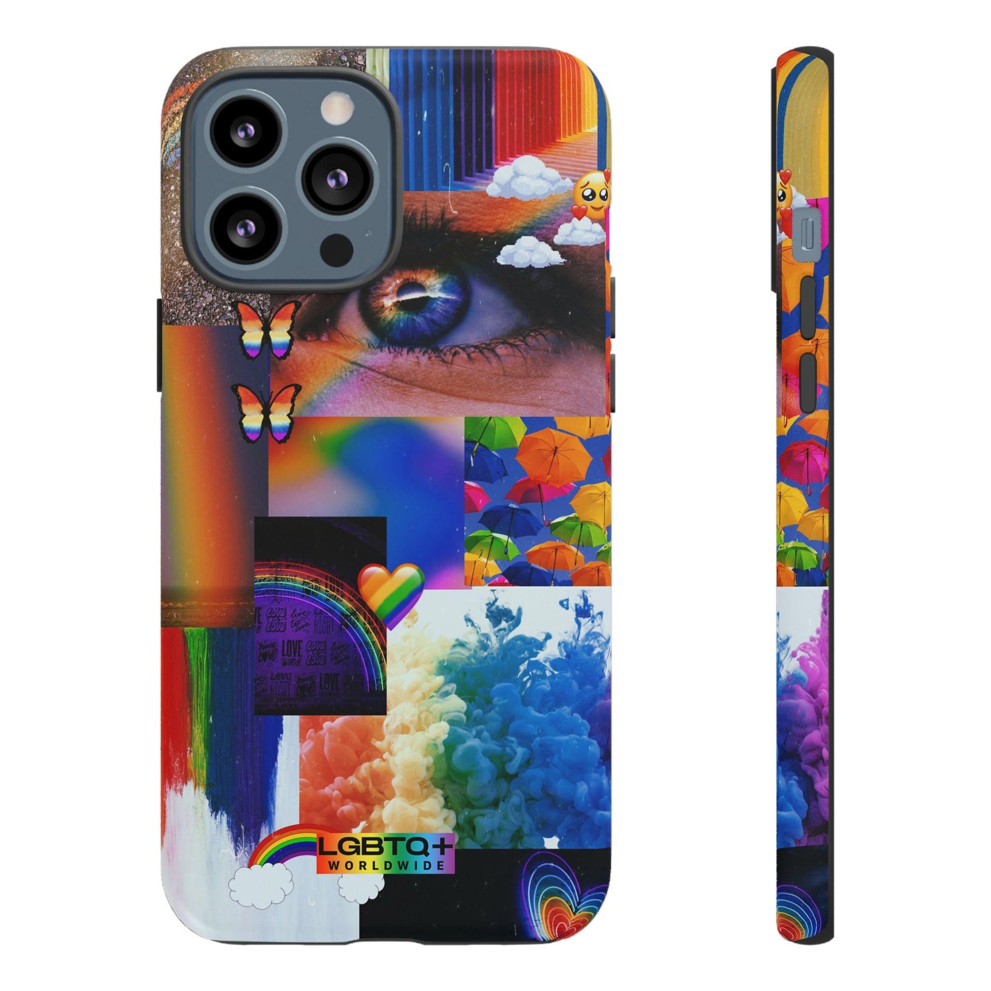 LGBTQWorldwide - ,,VISION" Doppelgehäuse Handyhülle Accessories, Glossy, iPhone Cases, Matte, Phone accessory, Phone Cases, Samsung Cases, Thermo, Valentine's Day Picks lgbtq Bekleidung Accessoires unisex Zubehör