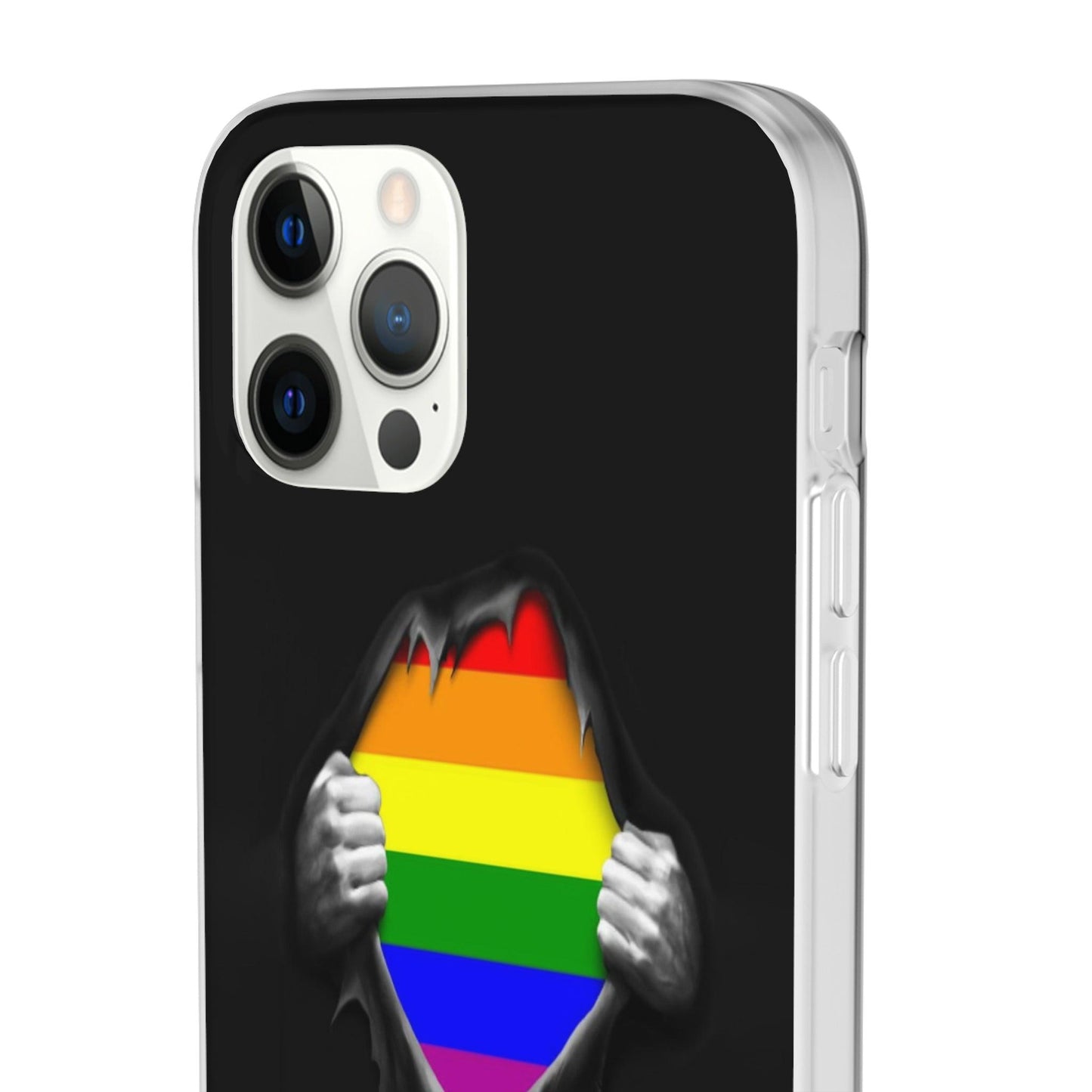 LGBTQWorldwide - ,,SCHWARZES LOCH" Flexible Handyhülle Accessories, Case, iPhone, iPhone Cases, Phone accessory, Phone Cases, Samsung Cases, silikon, Valentine's Day promotion lgbtq Bekleidung Accessoires unisex Zubehör