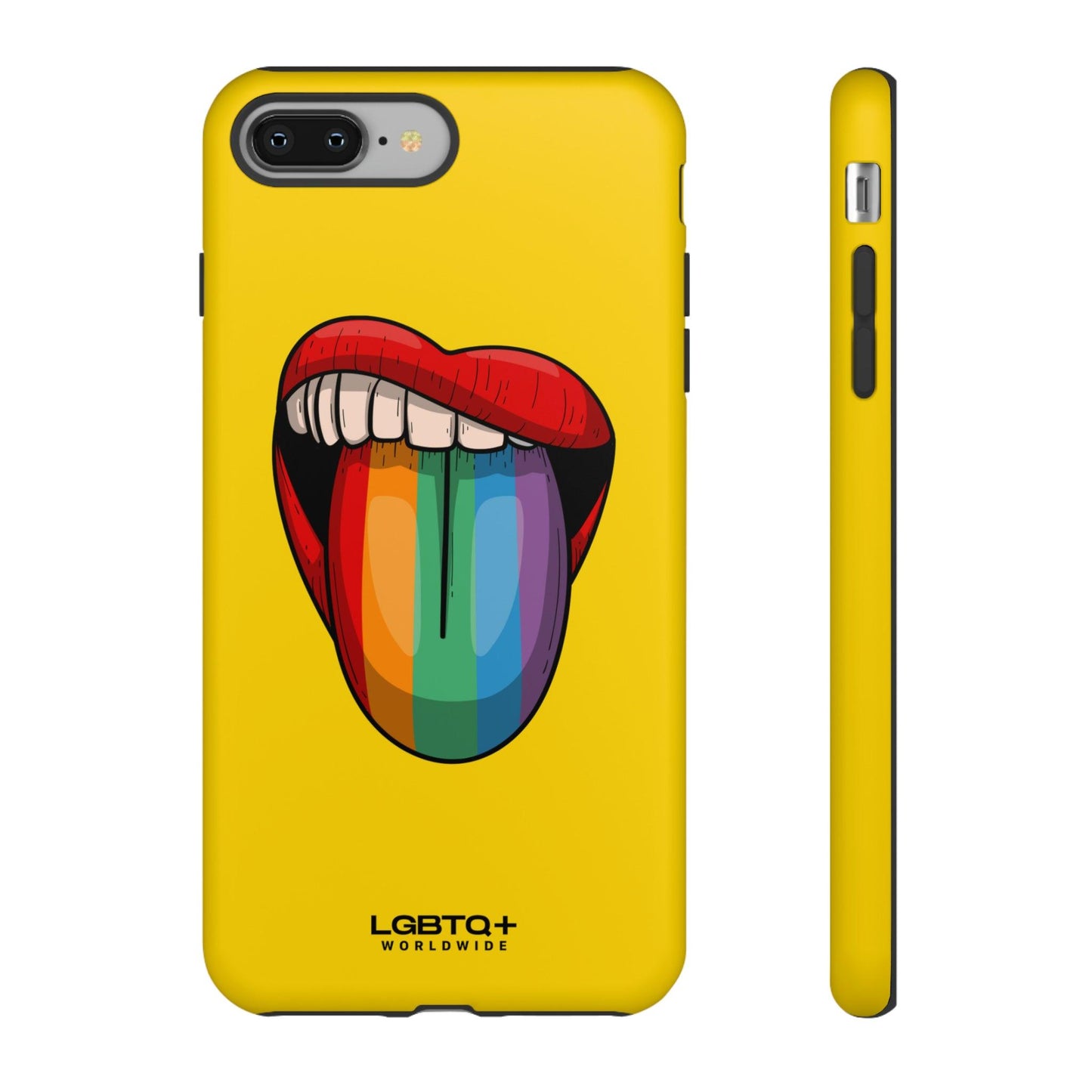 LGBTQWorldwide - ,,ZUNGE" Doppelgehäuse Handyhülle Accessories, Glossy, iPhone Cases, Matte, Phone accessory, Phone Cases, Samsung Cases, Thermo, Valentine's Day Picks lgbtq Bekleidung Accessoires unisex Zubehör