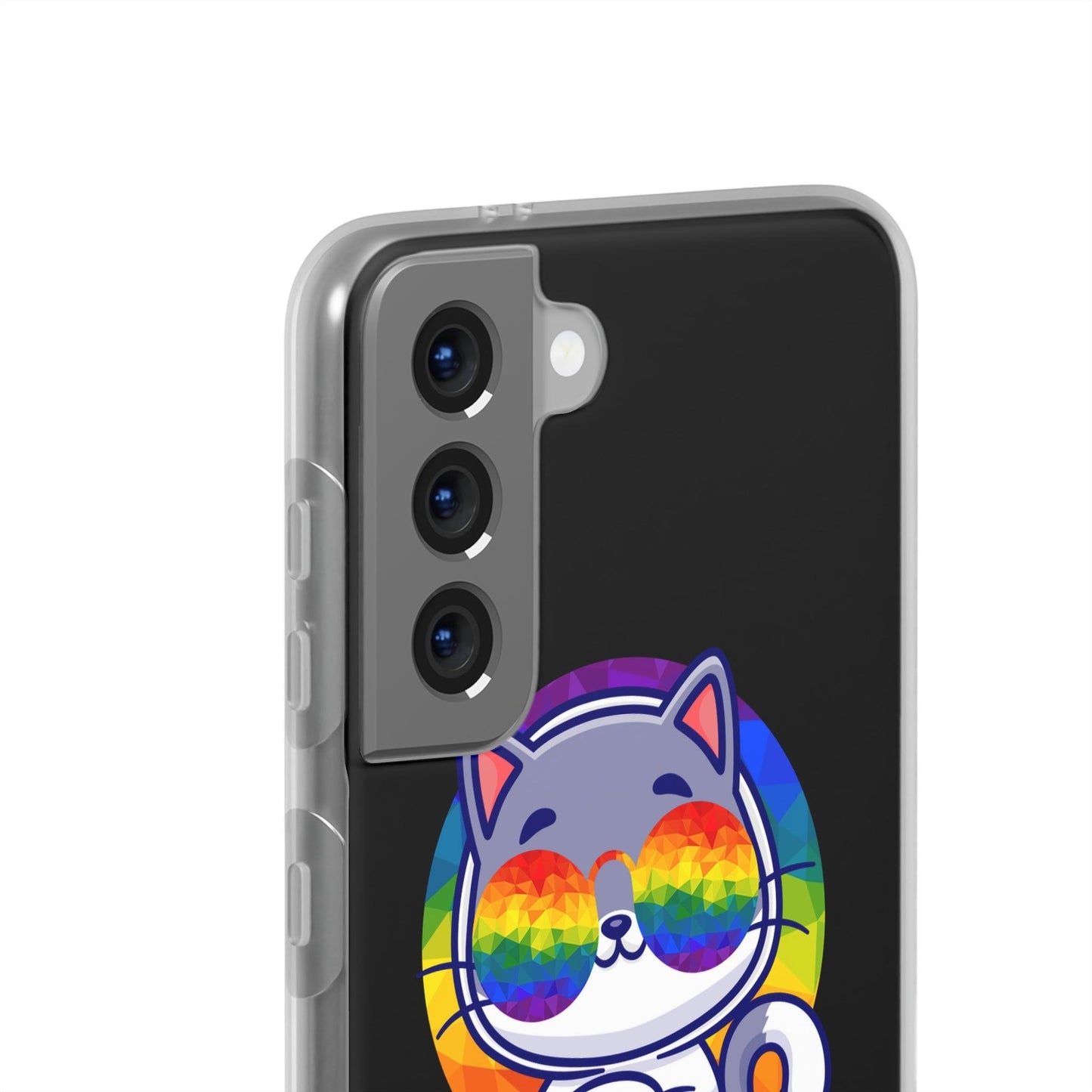 LGBTQWorldwide - ,,PURRIDE" Flexible Handyhülle Accessories, Case, iPhone, iPhone Cases, Phone accessory, Phone Cases, Samsung Cases, silikon, Valentine's Day promotion lgbtq Bekleidung Accessoires unisex Zubehör