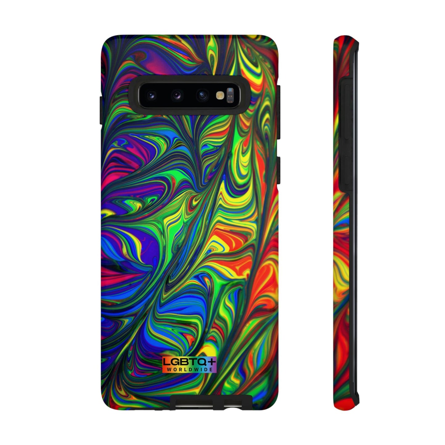 LGBTQWorldwide - ,,ILLUSION" Doppelgehäuse Handyhülle Accessories, Glossy, iPhone Cases, Matte, Phone accessory, Phone Cases, Samsung Cases, Thermo, Valentine's Day Picks lgbtq Bekleidung Accessoires unisex Zubehör