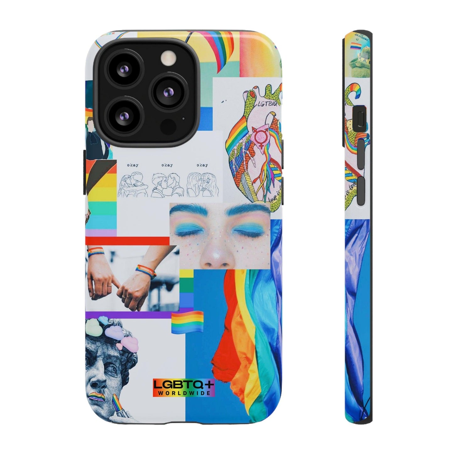 LGBTQWorldwide - ,,LEBEN"Doppelgehäuse Handyhülle Accessories, Glossy, iPhone Cases, Matte, Phone accessory, Phone Cases, Samsung Cases, Thermo, Valentine's Day Picks lgbtq Bekleidung Accessoires unisex Zubehör