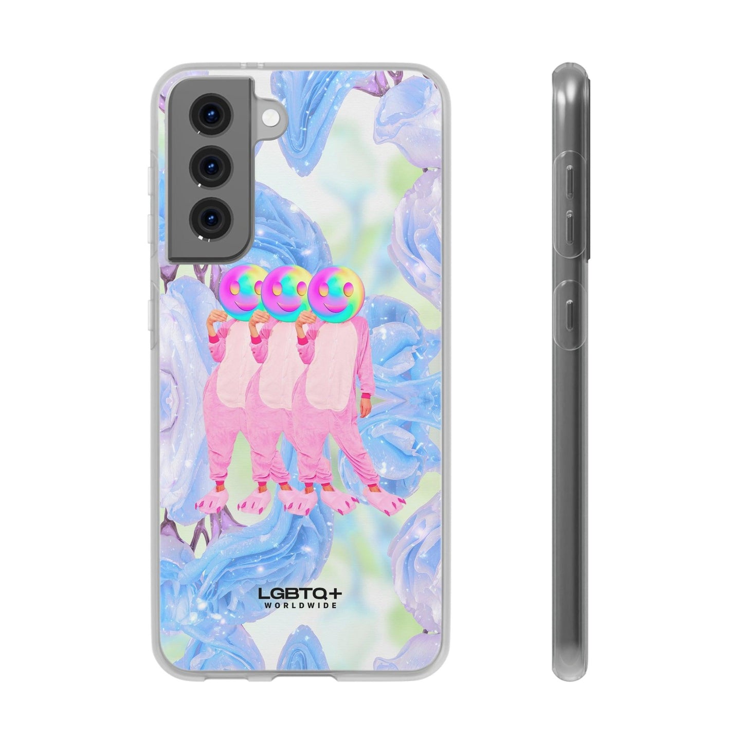 LGBTQWorldwide - ,,TEDDY BÄR" Flexible Handyhülle Accessories, Case, iPhone, iPhone Cases, Phone accessory, Phone Cases, Samsung Cases, silikon, Valentine's Day promotion lgbtq Bekleidung Accessoires unisex Zubehör