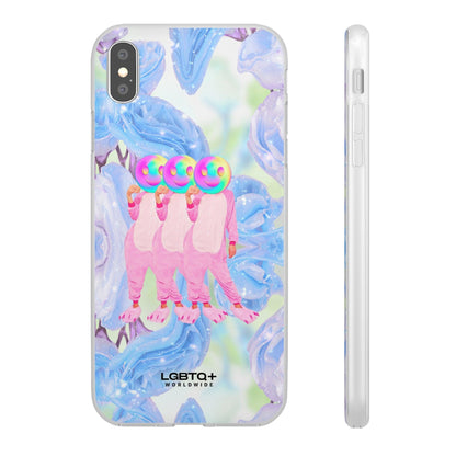 LGBTQWorldwide - ,,TEDDY BÄR" Flexible Handyhülle Accessories, Case, iPhone, iPhone Cases, Phone accessory, Phone Cases, Samsung Cases, silikon, Valentine's Day promotion lgbtq Bekleidung Accessoires unisex Zubehör